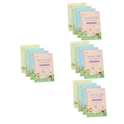 DIYEAH 4 Sets Übungsbuch Mit Hartem Stift Schreibschrift Für Erwachsene Lustiger Stifthalter Kopierzubehör Für Den Heimunterricht Whiteboard Wiederverwendbares Üben Für