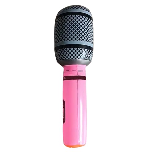 Aufblasbares Mikrofon - Ballon Fingta Mikrofon, Kinderspielzeugwerkzeug | Aufblasbare Sammlungsdekoration, Spielzeug für Karaoke, musikalische Requisiten für Festival Karaoke Instrument Party