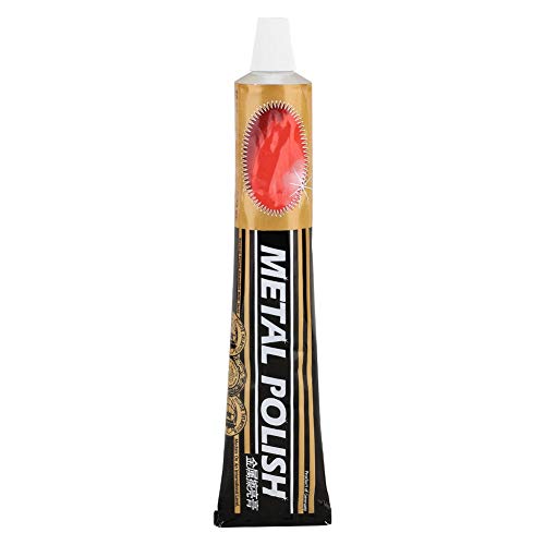 Metallpoliturpaste, 75-ml-Tubenpolitur, Metallpoliturreiniger zum Polieren von Metalldekorationen, Uhren und Badezimmerzubehör