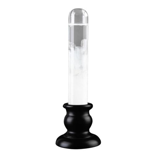 Wetterbericht Aus Sturmglas – Röhrenförmiger Wetterbericht Aus Sturmglas Im Vintage-Stil | Wettervorhersage-Flasche | Wettervorhersage | Barometerflasche | Glasbarometer | Haus- Und Dekorative Glasfla