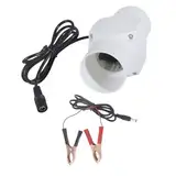 HOOLRZI Leistungsstarker 58 m³ Zylinderkanalventilator, geräuscharm, Inline-Rohrventilator für Internet-Cafés und Konferenzräume, Entlüftung