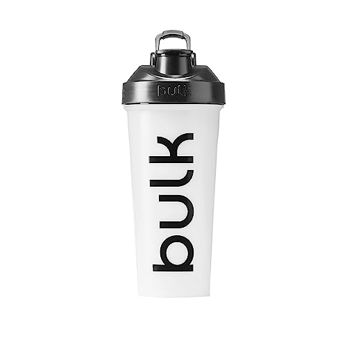 Bulk Iconic Protein Shaker Flasche, Mit Draht-Mixerkugel, Eiweiß Shaker, Klar, 750 ml
