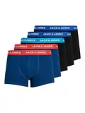 Jack & Jones Herren JacLee Trunks 5 Pack Boxershorts, Surf The Web, L EU