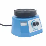 HarBin-Star Dental Gipsrüttler, Runder Gipsrüttler, Blau Oszillator 220V, Zahntechnik Gipsrüttler 100W, Vibrator Shaker, Dental Lab Ausrüstung für Zahnärzte (EU-Stecker)