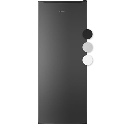 Bomann® Kühlschrank ohne Gefrierfach 242L | 0°C ~ +8°C | Kühlschrank groß 5 Ablagen | leiser Getränkekühlschrank | Standardkühlschränke | Flaschenkühlschrank | Vollraumkühlschrank VS 7363 schwarz-inox