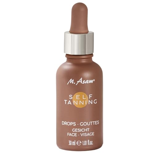 M. Asam SUN Self Tanning Drops (30 ml) – Flüssiges Selbstbräuner-Konzentrat zum Mischen mit der Gesichtspflege, individuelle Bräunungsintensität & streifenfreies Ergebnis nach wenigen Stunden