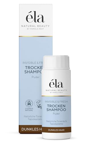 éla Natural Beauty Trockenshampoo Puder Dunkles Haar, 1er Pack (1 x 25 g)