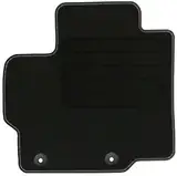 Velourmatte für Mitsubishi Space Star ab Bj. 2013 Basic LP runde Befestigungen Mit Absatzschoner Passform Neu Veloursfussmatte Automatte