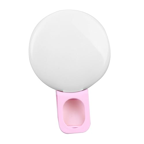 ARTIBETTER USB-zusatzlicht Selfie-ringlicht Für Handy Tragbares Fülllicht Led-kreislichter Clip Auf Selfie-Lichter Led-ringlicht Für Make-up Fotografie Kameralampe Fotografie Ringlicht Rosa