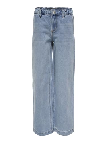 ONLY A/S Mädchen Kogcomet Wide Dnm Lb Noos Hose, Light Blue Denim, 146 EU