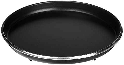 Whirlpool AVM250 - Mikrowellenzubehör/ Crisp-Platte klein (Ø25cm) für die Mikrowelle/ Passend auch für Bauknecht Mikrowellen, Schwarz