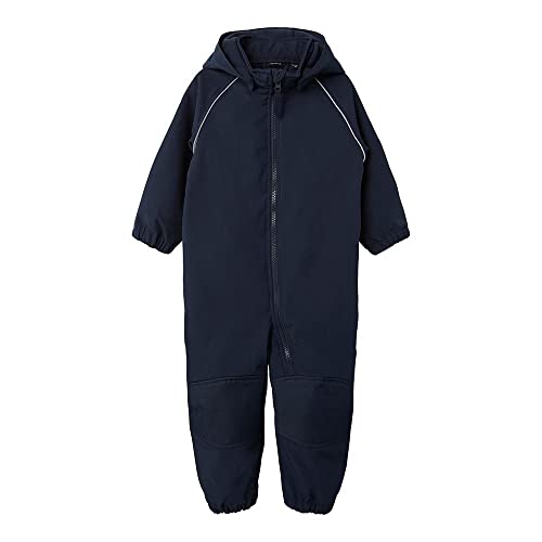 NAME IT Jungen Nmnalfa Solid Fo Noos Softshell Suit Regenanzug, Dark Sapphire, 86 EU