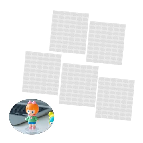 CXNXFD 300 Stück Sticky Tack Putty,Transparente Klebemasse für Wandbefestigung,Abnehmbarer Gel-Klebepunkt, reversibler Montagekitt, 13 x 8 cm