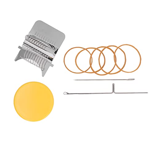 Fictory Mini-Strickmaschine – einfache Reparaturen und Basteln, tragbares Design, 10 Nadel-Webstuhl
