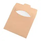 ABOOFAN 30Stücke CD Umschläge Pack Beschriftbare Papierhüllen für DVDs Langlebiges Kraftpapier für Aufbewahrung und Versand zu Verwenden