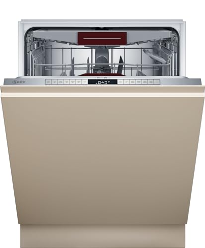 Neff S257YCX03E, N 70, Smarter XXL Geschirrspüler Vollintegriert, 60 cm, Besteckschublade, Made in Germany, Zeolith-Trocknung, besonders leise Spülmaschine, höhenverstellbarer Oberkorb, Aqua Stop