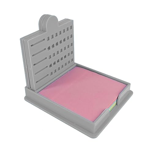 Haftnotizen, Checklisten-Zeichenvorlage, 9,5 x 9 cm, multifunktionales Schablonen-Design, Schreibtisch-Organizer mit Schablone, Notizblockhalter für Lehrer, Studentenorganisation