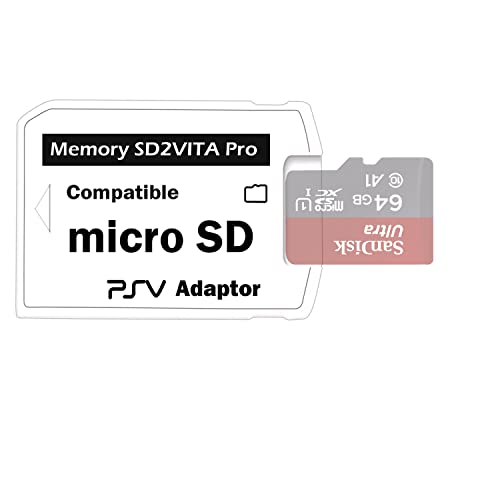 LEAGY Ultimate Version SD2Vita 5.0 Speicherkartenadapter, PS Vita PSVSD Micro SD Adapter für PSV 1000/2000 PSTV FW 3.60 HENkaku Enso System