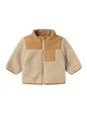 NAME IT Baby-Jungen Nbmmosie Teddy Jacket2 Jacke, Oxford Tan, 74