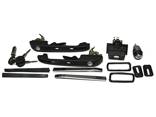 KOMPLETT Set Zündschloss Heckklappenschloss Tankschloss Türgriff 3X Schlüssel für Golf II ab 1984-1991