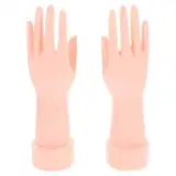 Beaupretty 2 Stück Gefälschte Hände Handmodell-werkzeuge Hand-mannequin-display Desktop-schmuckhalter Schmuckständer Für Brautmode-geschäft