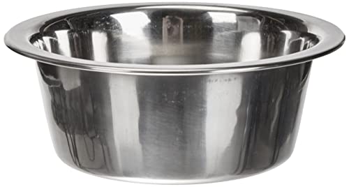 Croci C6FK3050 Stahlnäpfe DOS, 0.5 L / 13 cm, silber