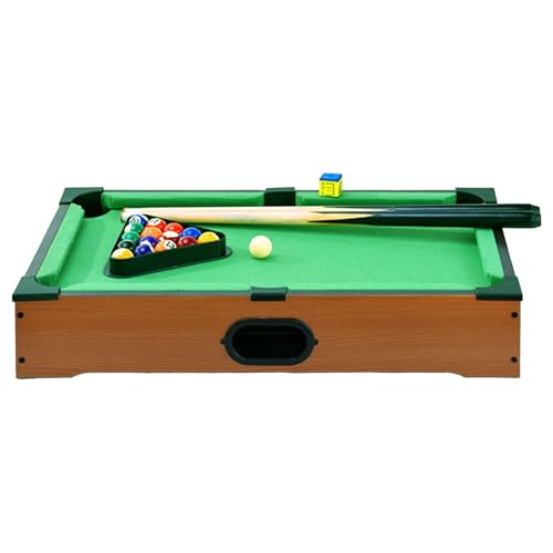 Miniatur-Billardtisch-Set – kompaktes Tisch-Billardspiel komplettem Zubehör – ideal für Familienspaß, Reisen und interaktives Spielen für und Mädchen