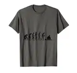 Parkettleger Evolution Bodenleger Fliesenleger Entwicklung T-Shirt