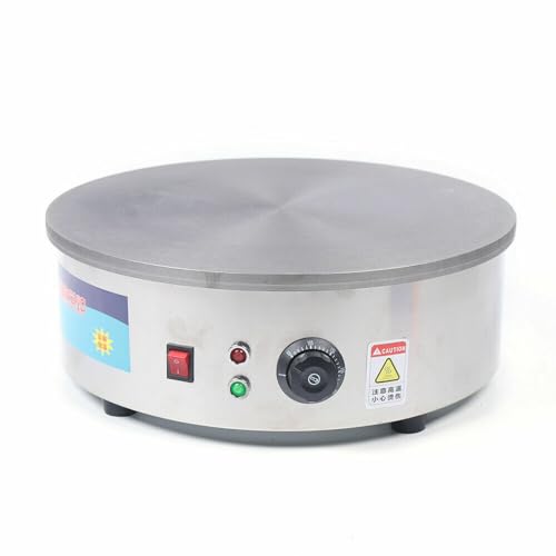 2800w Kreppmacher Elektrische Crepes Maker Pfannkuchen Maschine Pfannkuchenpfanne Crepes-Backgeräte Mit Antihaft-Heizplatte 45cmx16cm