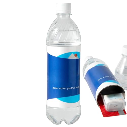 Wasserflasche Versteck Safe Dose, Ablenkungsflasche, Sicherer Geheimbehälter, Wasserflasche Mit Fach, Geheimer, Tragbarer, Sicherer Geldbehälter, Nahtlose Design-Geldflasche Für Reisen, Camping
