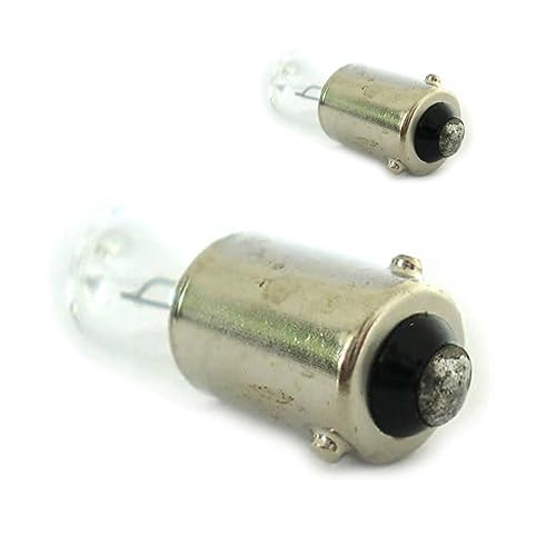 CARALL 2 Stück Halogenlampen 12V für Autos (H6W BAX9s 12V 6W)