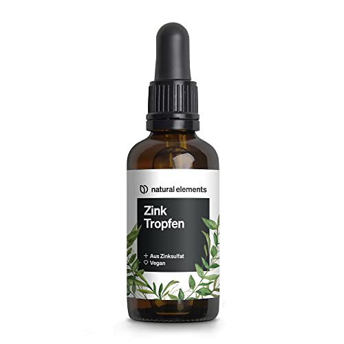 Zink Tropfen - 100ml - 15mg Zink pro Tagesdosis - Premium: Ionisches Zink (Zink-Sulfat) - Ohne Alkohol, laborgeprüft, 100% vegan & in Deutschland produziert