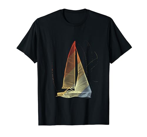 Vintage Segelboot Seemann Segelausbildung T-Shirt