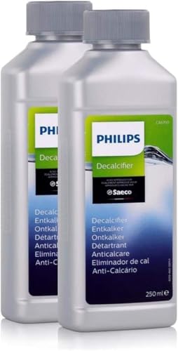 Philips Universal Flüssigentkalker für Kaffeevollautomaten – 0,5 l Flasche, 2 Anwendungen, Entfernt Kalk, Verbessert Kaffeegeschmack, Verlängert Gerätelebensdauer (CA6700/22)