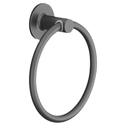 Handtuchring, runder Handtuchhalter - Handtuchhalter ohne Stanzen, Handtuchring für Badezimmer, Handtuchhalter für das Badezimmer ohne Bohren, Handtuchring aus Aluminium