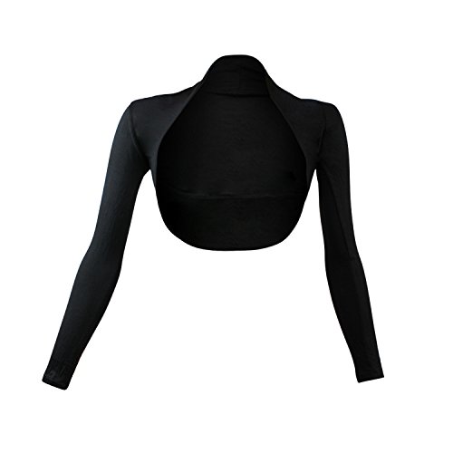 Glamexx24 Damen Bolero Elegante Bolero Jacke Langarmbolero Schulterjacke kurz Shrug Cardigan leichte Strickjacke zum Kleid für Festlichkeiten