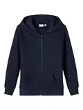 NAME IT Sweatshirt mit Kapuze und Reißverschluss Dark Sapphire 122-128