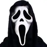 FUXHBFB Halloween scream maske ghostface: scary masken kinder horror movie mask gruselmasken erwachsene