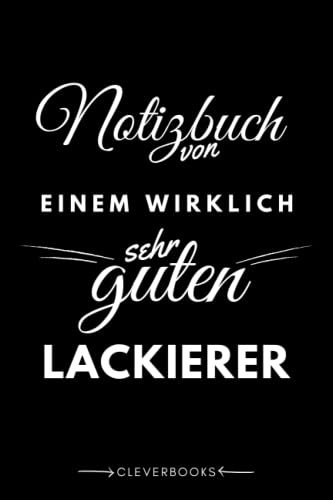 Notizbuch für den Lackierer: personalisierte Geschenk-Idee für Männer, die Lackieren können