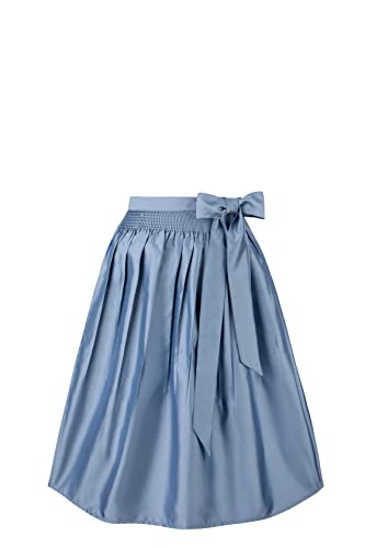 Stockerpoint Damen Schürze Kristin Dirndlschürze, rauchblau, Regular