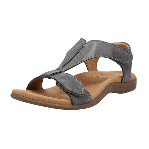 DKLOVIFU Sommerschuhe Damen Orthosun - Ergonomische Schmerzlinderungs-Sandalen Orthopädische Sandalen Flip Flops
