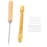 OSALADI 1 Satz Doll Hair Rooting Teiliges Werkzeugset für Puppenhaar Montage Holzgriff und Nadeln für Diy Puppenperücken für Anfänger und Profis für Puppenwerkstätten und Projekte