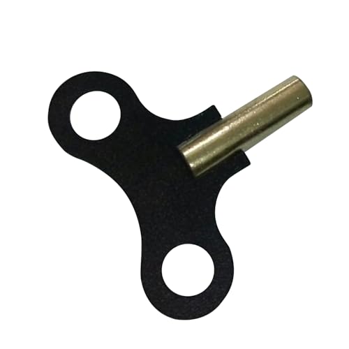 Generisch Uhraufzugsschlüssel aus Stahl – Schlüsselwerkzeug für Standuhren & Wanduhren – 4,4 mm Quadratpassform, langlebig & präzise – Ideal für Reparaturwerkstätten, Uhrenliebhaber & Ausstellungen