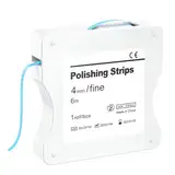 Zahn Schleifpapier,Dental Polierstreifen Size Fein-30μm-4mm Breite-6M/Rollen/Box, Zahnschleifpapier Interdental zum Polieren von Zähnen,Zahn Interdental Schleifen Schleifen Schleifwerkzeug(Blau/1St)