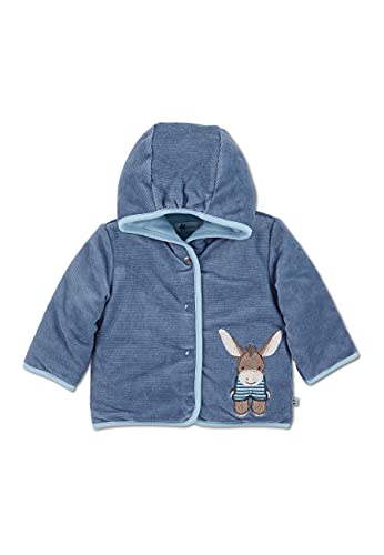 Sterntaler Unisex Baby Kapuzen-jacke Nicki Emmilius Jacke, Mittelblau, 62