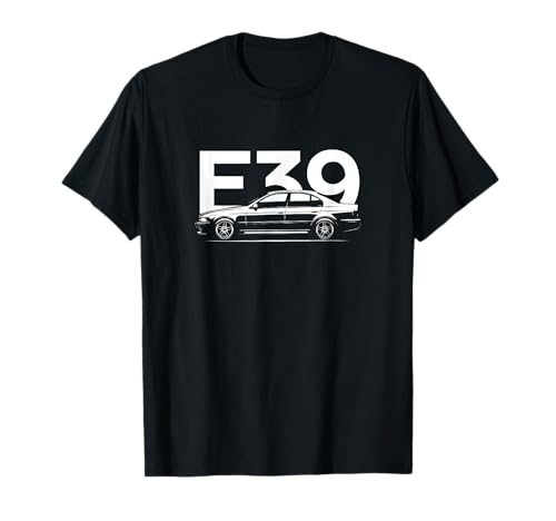 E39 5er-Serie – Auto-Silhouette T-Shirt
