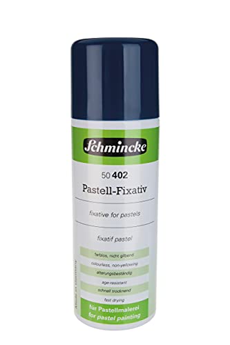 Schmincke - Pastell-Fixativ, Aerospray, 300 ml, 50 402 040, Zwischen- und Schlussfixativ für Pastelle und Kreiden mit hoher Fixierwirkung, farblos, schnell trocknend