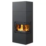 KRATKI Kaminofen Simple Box Komplettset | Gewicht 328 kg, Maße in cm: H187,40 x B78,70 x T54,70 | Brennstoff: Holz, Nennwärmeleistung 8 kW, Energieeffizienzklasse A
