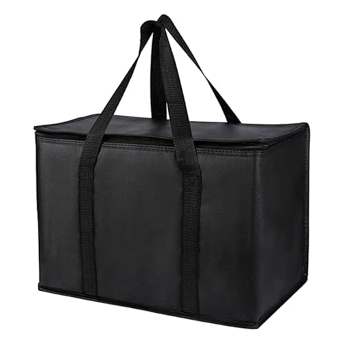 Zqkimzi 65–70 L Lunchtasche, Wiederverwendbare Lunchbox-Tasche, Große Kühltasche, Isolierte Lebensmittelwärmertasche, Faltbare Vlies-Kühltasche Für Lebensmittel, Lebensmittellieferung, Catering