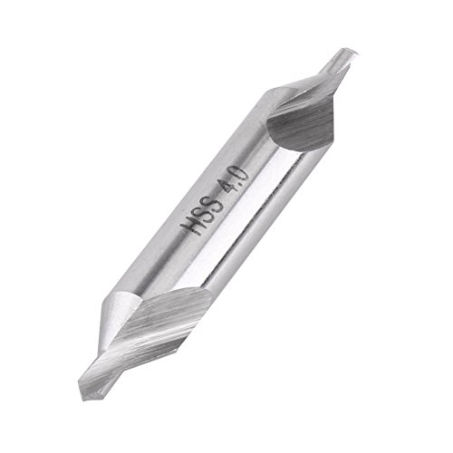 5-teiliges HSS-Center-Bohrer-Set, 1,5/2 / 2,5/3/4 Mm 60-Grad-Winkel-Center-Bohrer-Bohrwerkzeug-Werkzeugsatz, Kombiniertes Center-Bohrer-Senker für Metall